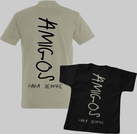Chemises assorties père et fils- Cadeau Vaderdag -Cadeau pour papa-Homme Taille Xxl-Enfant Taille 62