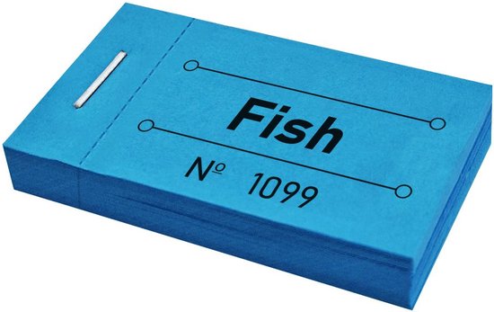Chèques consommation CombiCraft poisson bleu – 5 livrets avec un total de 250 bons
