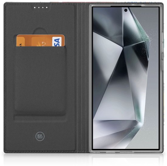 Étui support pour Samsung Galaxy S24 Ultra avec plaques d&rsquo;immatriculation