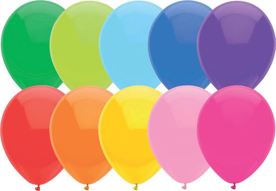 Ballons assortis 100 pièces Ø30cm