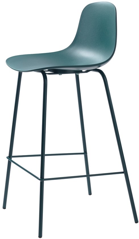 Chaise de bar Petrol – Hauteur d&rsquo;assise 67cm – 48×40,5×92,5cm