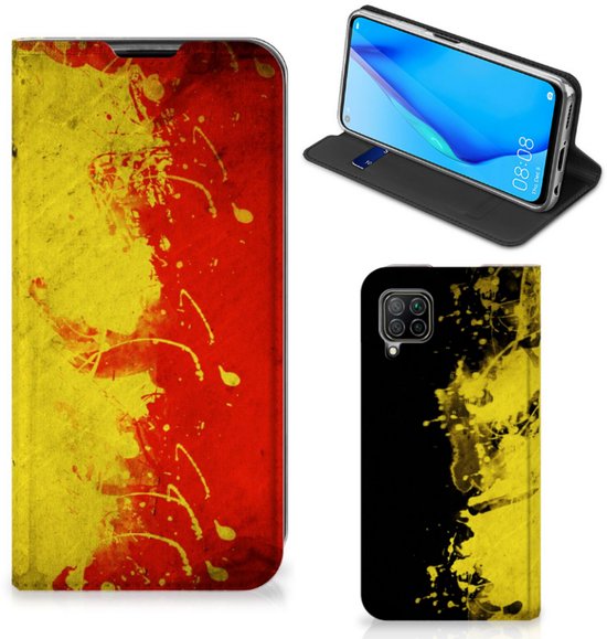 Etui Smartphone Huawei P40 Lite Etui Portefeuille Drapeau Belge
