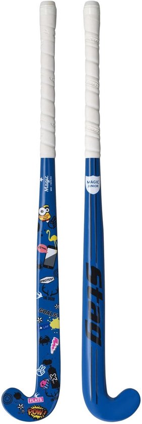 Bâton de hockey Stag Magic – Jr-Bow – Junior – Blauw – 33 pouces