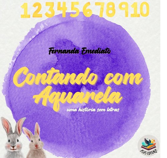 Contando com aquarelaEbook uma história sem letras