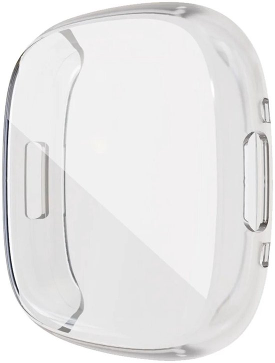 Coque Fitbit Sense 2, protection complète, flexible, en TPU, transparente