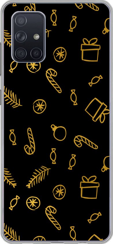 Coque Samsung Galaxy A51 5G – Noël – Cadeau – Snoep – Siliconen
