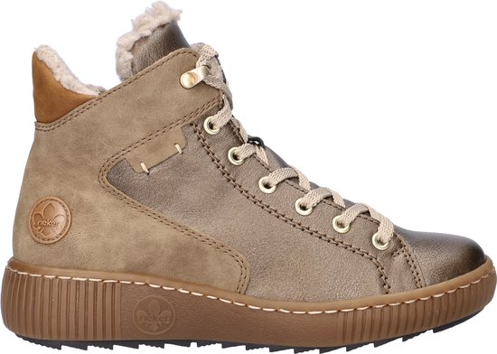 Bottines à lacets Rieker pour femme – Bronze – Pointure 38