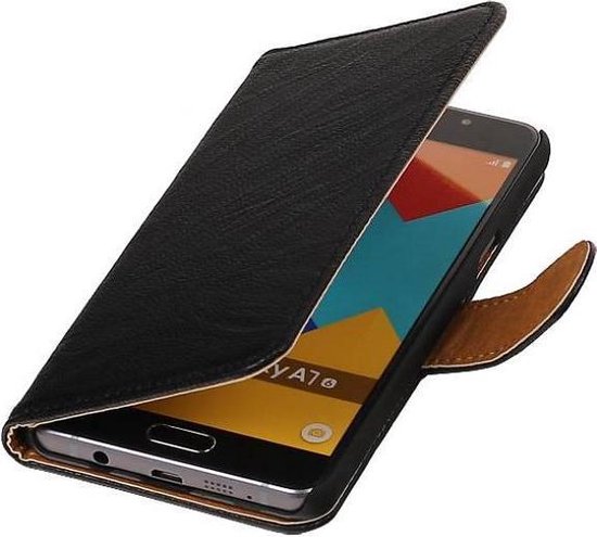 Coque Samsung Galaxy A7 2016 Bookstyle Cuir Lavé Zwart