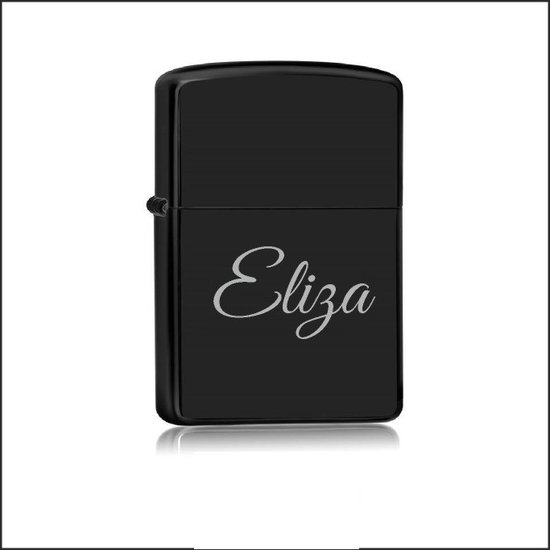 Briquet Zwart Avec Nom – Eliza