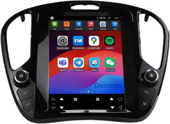 Autoradio CarPlay compatible Nissan Juke | 2010 à 2019 | Style Tesla | Android 13 | Apple CarPlay & Android Auto sans fil | 2 Go + 32 Go | Denago DNG-A421 | 9,7 pouces | 2010 2011 2012 2013 2014 2015 2016 2017 2018 2019 | Bluetooth & Wifi