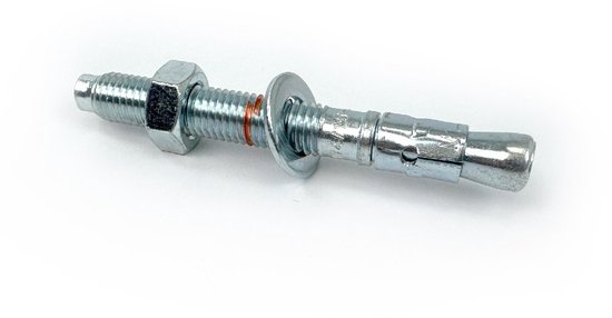 Boulon à clavette M14 x 120 mm pour montage traversant – – x 12 cm – – Acier galvanisé – – Pour usage intérieur et extérieur