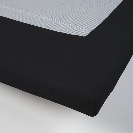 Drap housse Day Dream – sans repassage – coton – 180 x 210 – Noir