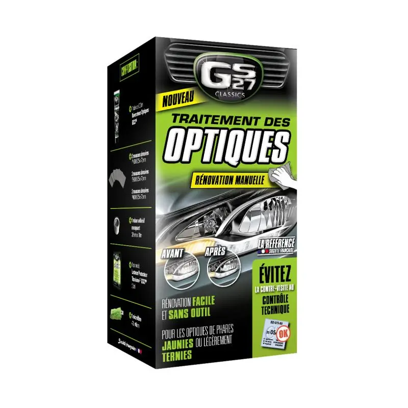GS27 – Traitement des optiques – Rénovation Manuelle – TE172020