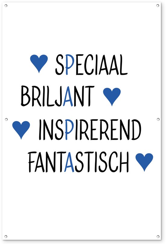 Décoration murale Cadeau Homme – Papa – Citations – 120×180 cm – Affiche jardin
