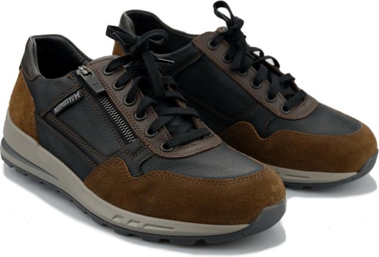 Baskets homme Mephisto BRADLEY – Combi noir – Taille 47