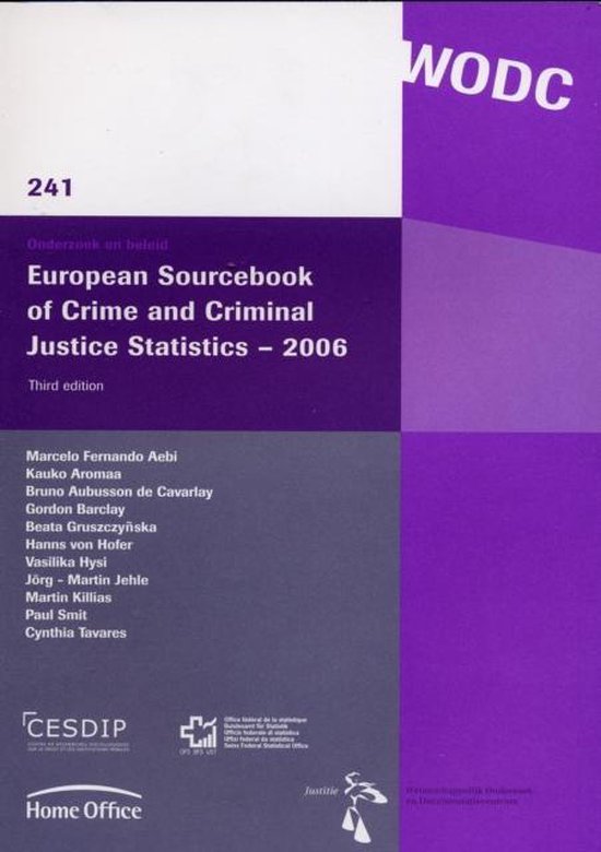 European Sourcebook Of Crime And Criminal Justice Statistics 2006