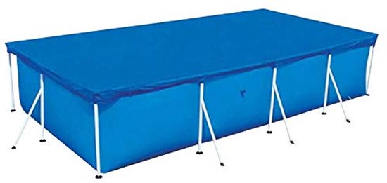 Bâche de piscine – Bâche de piscine rectangulaire 170 x 260 cm – Bâche solaire PE – Économie d&rsquo;eau et anti-poussière – Bleu