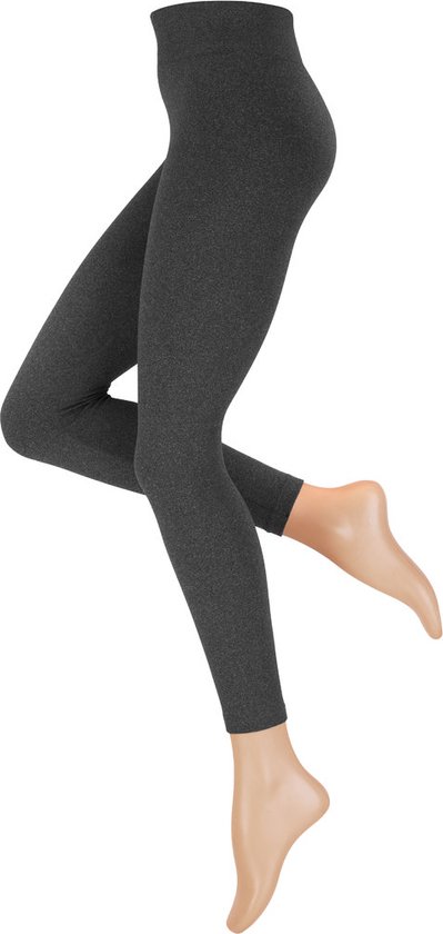 Calzera Thermo Legging – Seamless – Femme Thermo Legging sans couture – Leggings chauds – Leggings thermiques – Leggings doublés – Grijs – Taille M/L 40/42